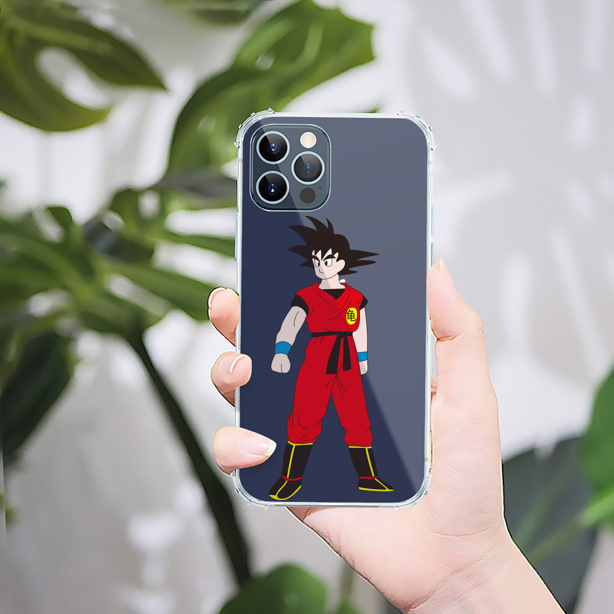 （画像用） ドラゴンボール 孫悟空（そん ごくう）Son Goku カカロット DRAGON BALL Kakarotto 【iPhone 12シリーズ対応】透明スマホケース（クリアソフトケース）